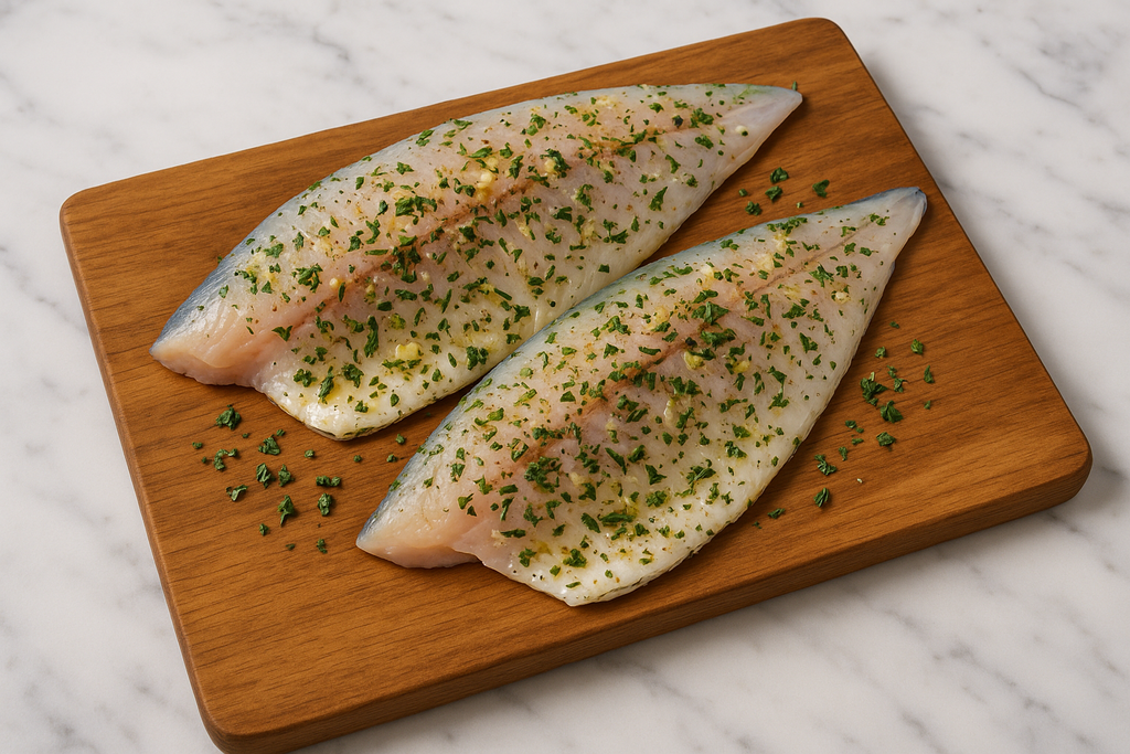 2 Pack Sea Bream Garlic & Herb