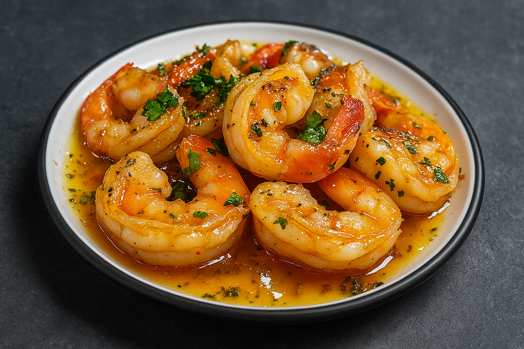 Garlic, Lemon & Herb Giant King Prawns (250g)