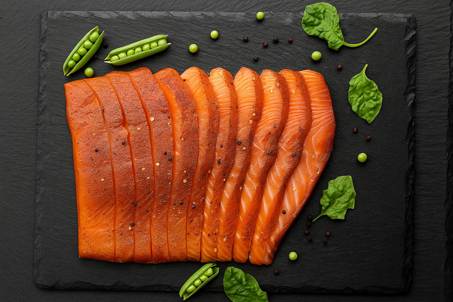 Smoked Salmon Slices (250g)