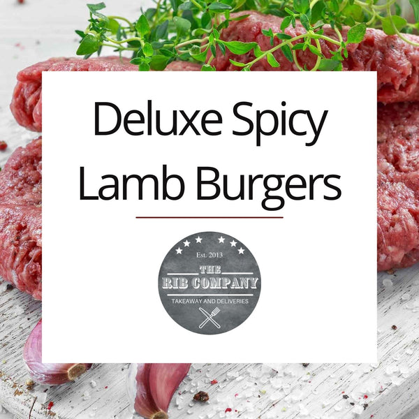 Deluxe Spicy Lamb Burgers (Pack of 12)